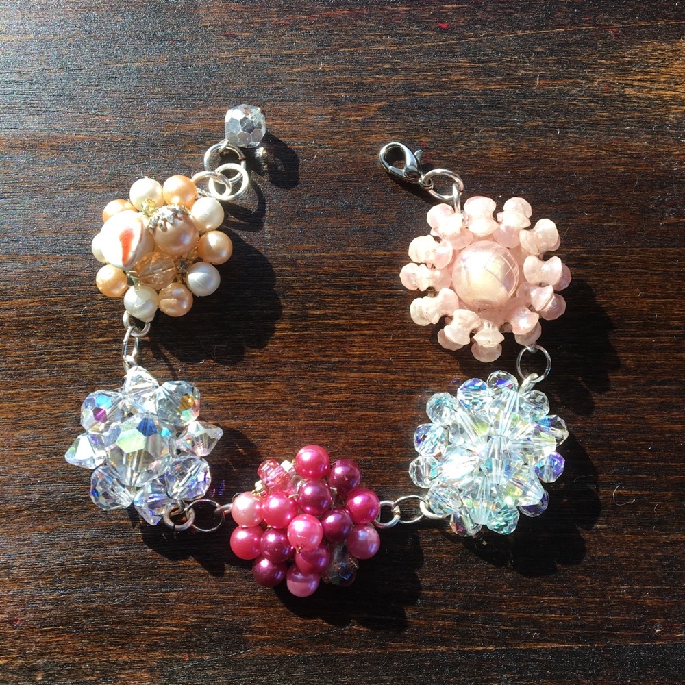 Vintage Custom Earring Bracelet One of a Kind